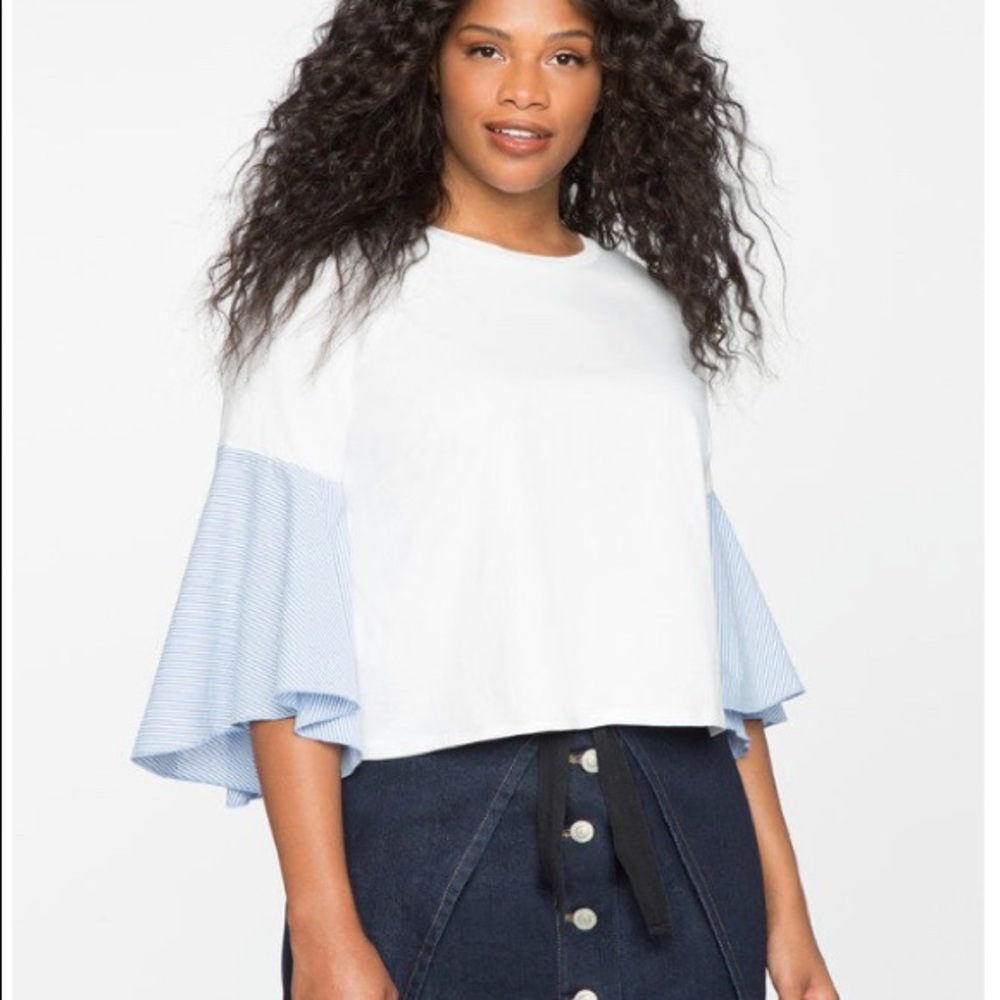 Eloquii Crop Tee